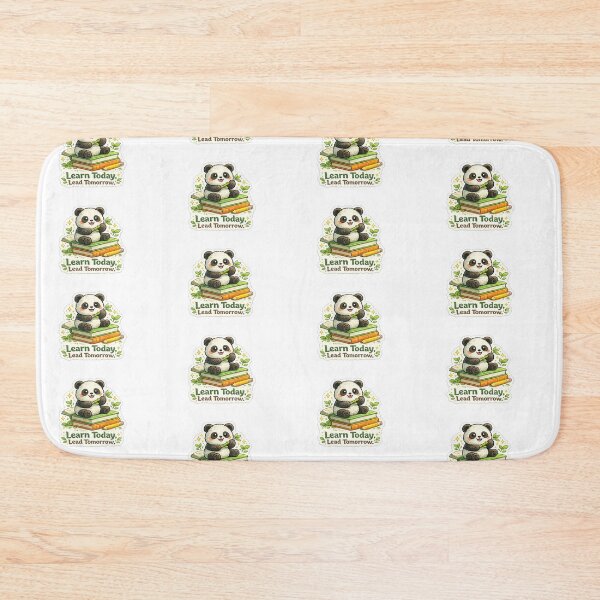 Item preview, Learn Today, Lead Tomorrow Sticker | Cute Panda Study Sticker | Student Motivation | Kawaii Book Lover Decal | Back to School Gift designed and sold by Ishratparween11.