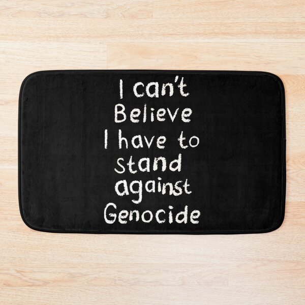 Item preview, I Can't Believe I Have To Stand Against Genocide - Chalk d- Anti-War, Kids Art, Sad Face - Human Rights Activist - Free Palestine Protest designed and sold by Forbidden Merch.