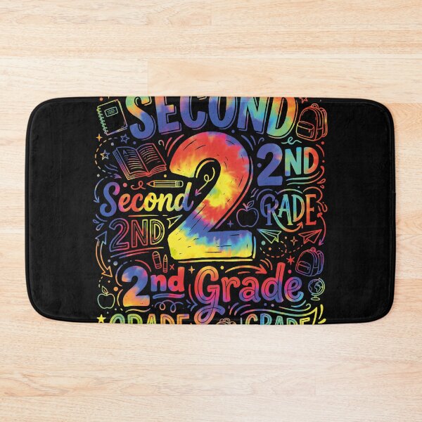 Item preview, Back To School First Day of School Typography Second Grade designed and sold by viectory.