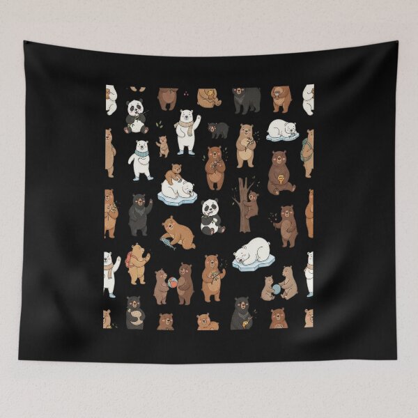 Item preview, Bears of the world pattern designed and sold by vlahosfeari.