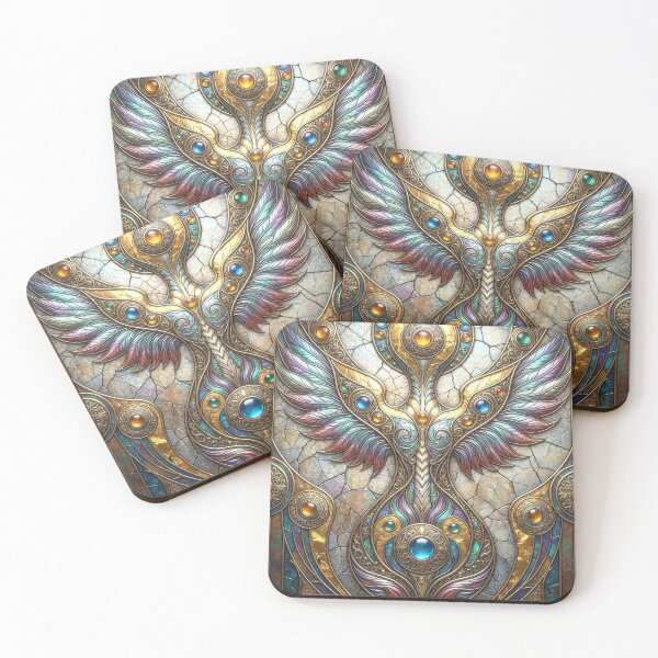 Artikelvorschau, Colorful Winged and Bejeweled Fractal entworfen und verkauft von Frackxion.