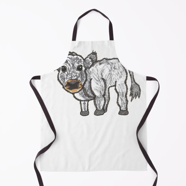 Item preview, Grey fluffy cow designed and sold by mohmadhagodi.