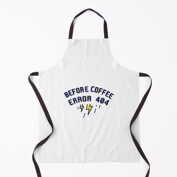 Item preview, Error 404 Brain Not Found Before Coffee - Tech Humor T-Shirt & Sticker designed and sold by Alimehab | Graphic tees | Design & Art.