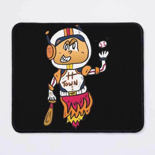 Item preview, Space City Baseball Rocket Astronaut Art designed and sold by TypoEmporium.