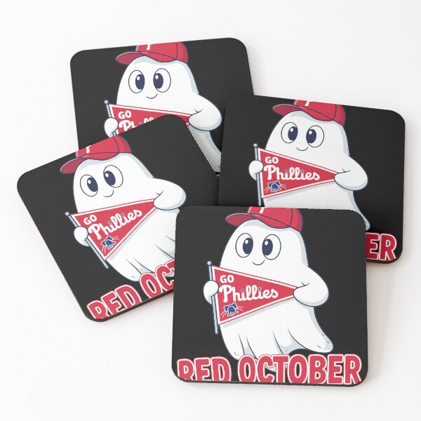 Item preview, Red October Baseball Ghost Fan designed and sold by TypoEmporium.