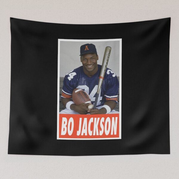 Item preview, Bo Jackson Multi Sport Retro Athletic Art designed and sold by TypoEmporium.