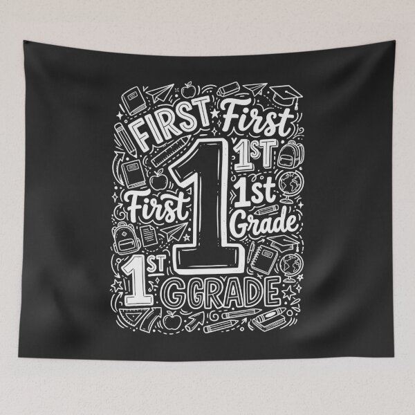 Item preview, 1st Grade Typography Team First Grade Teacher Back to School designed and sold by viectory.