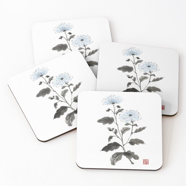 Item preview, Chrysanthemum Ink Painting designed and sold by Skayana.