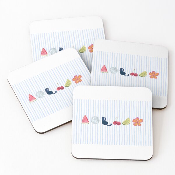 Item preview, cute aesthetic blue striped wallpaper designed and sold by valeriafuentes0.