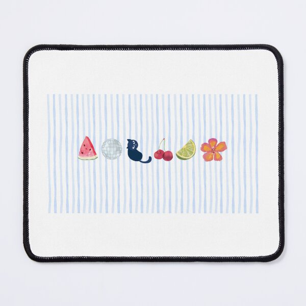 Item preview, cute aesthetic blue striped wallpaper designed and sold by valeriafuentes0.