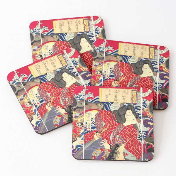 Item preview, "Jiraiya Story" from Kabuki Theater Scene– Japanese Ukiyo-e Art Print designed and sold by Ukiyoe Spirit.