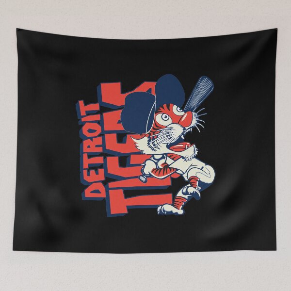 Item preview, Vintage Michigan Baseball Tiger Mascot designed and sold by TypoEmporium.