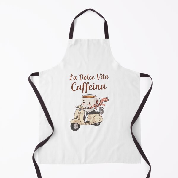 Item preview, La Dolce Vita Caffeina - Vintage Italian Vespa & Coffee T-Shirt & Sticker designed and sold by Alimehab | Graphic tees | Design & Art.