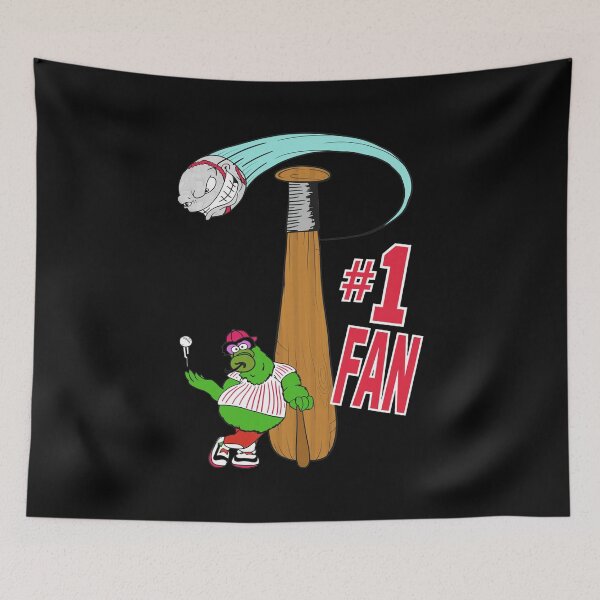 Item preview, Retro Baseball Mascot Number One Fan designed and sold by TypoEmporium.