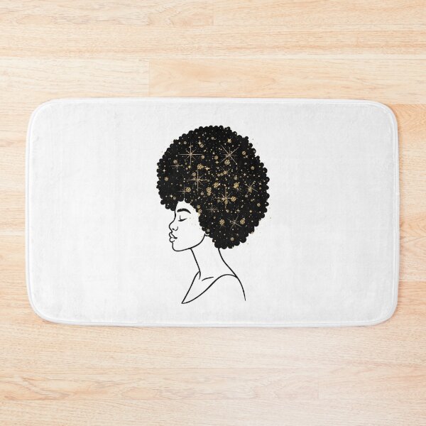 Item preview, Black Woman Starry Night designed and sold by WildHeartWild.