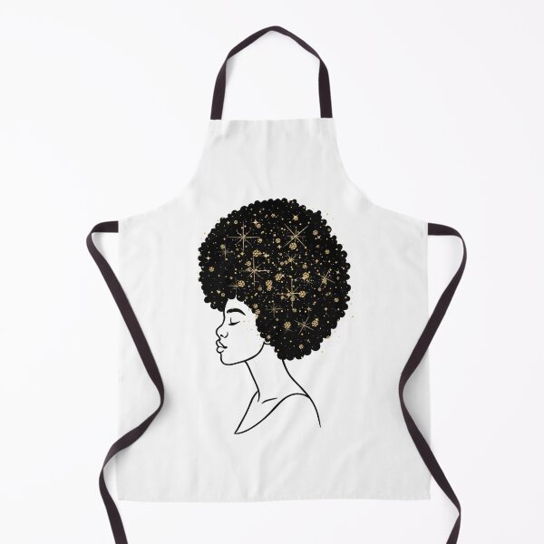 Item preview, Black Woman Starry Night designed and sold by WildHeartWild.