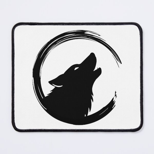 Item preview, Howling Wolf Emblem – Wild Spirit designed and sold by Shadow's Den.