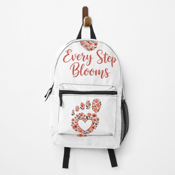 Item preview, Every Step Blooms – Floral Footprint Heart Design designed and sold by Dzblack.