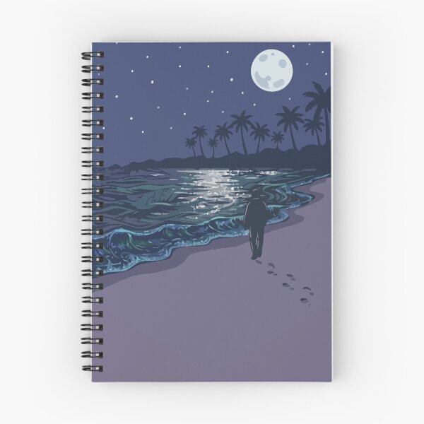 Aperçu de l'œuvre Plage de nuit créée et vendue par Catzura.