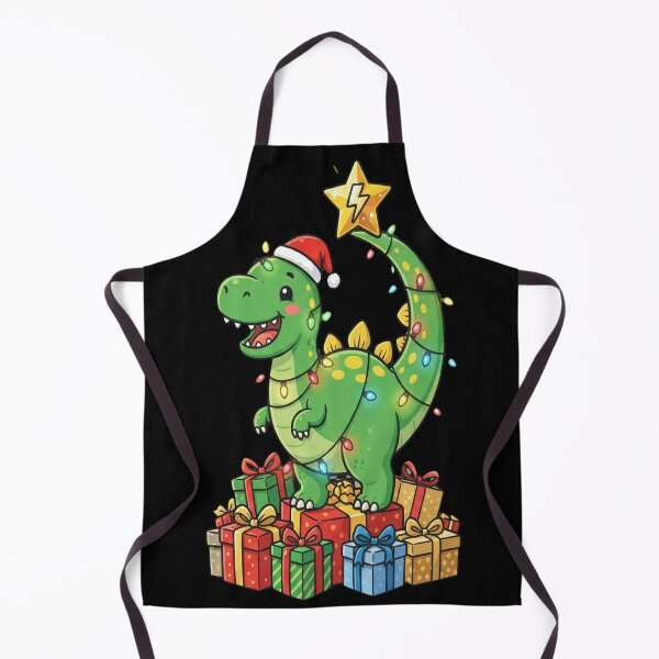 Item preview, Christmas Tree Rex Dinosaur Tangled in Xmas Lights designed and sold by Barbara8266.