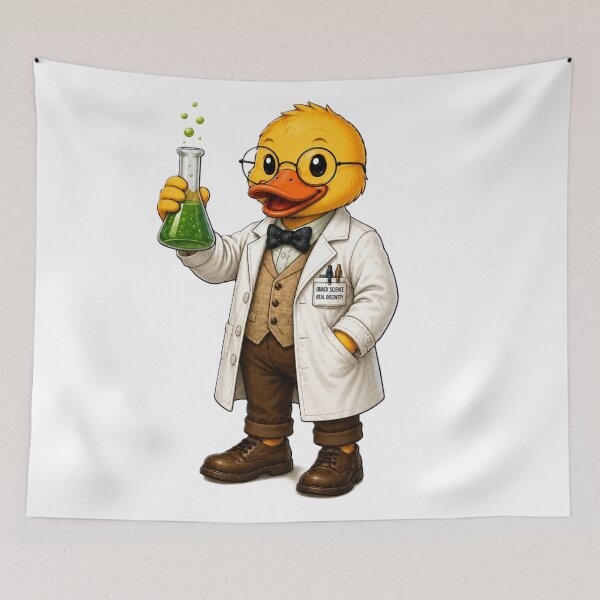 Item preview, Scientist Duck designed and sold by Thor-stone.