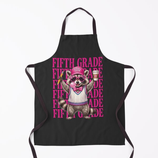 Item preview, Funny 5th Grade Teacher Feral Raccoon Back to School designed and sold by viectory.