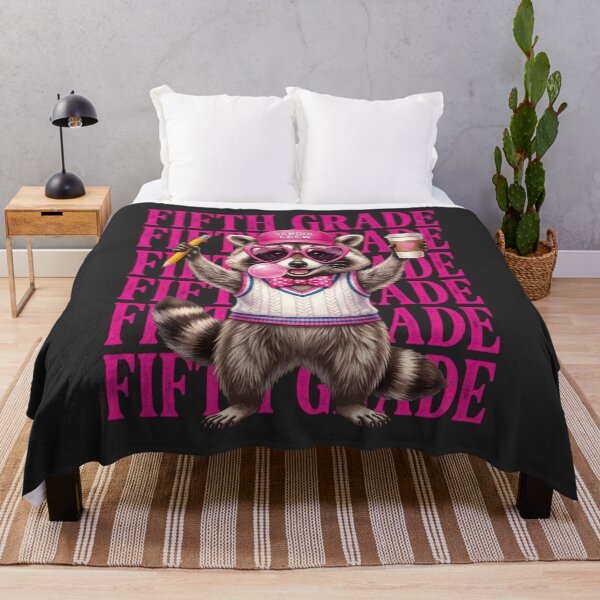 Item preview, Funny 5th Grade Teacher Feral Raccoon Back to School designed and sold by viectory.