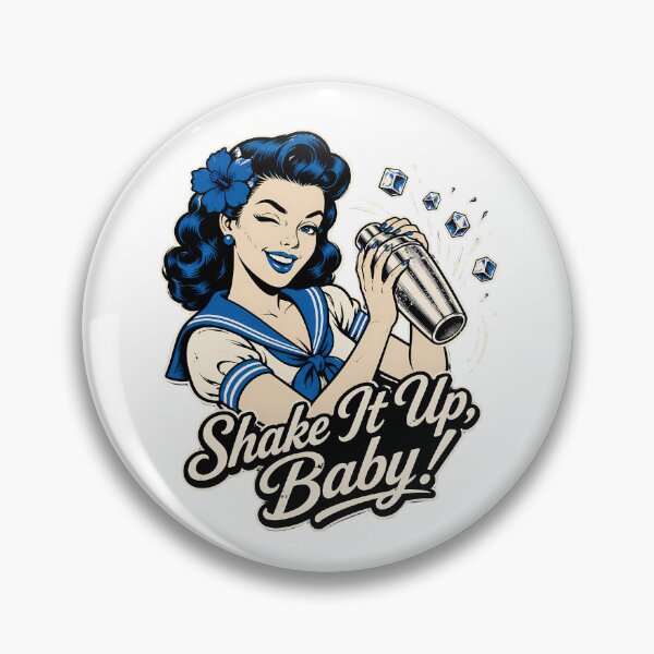 Item preview, Shake It Up Baby Pinup: Pin Up Girl Cocktail Art designed and sold by chattsuede.