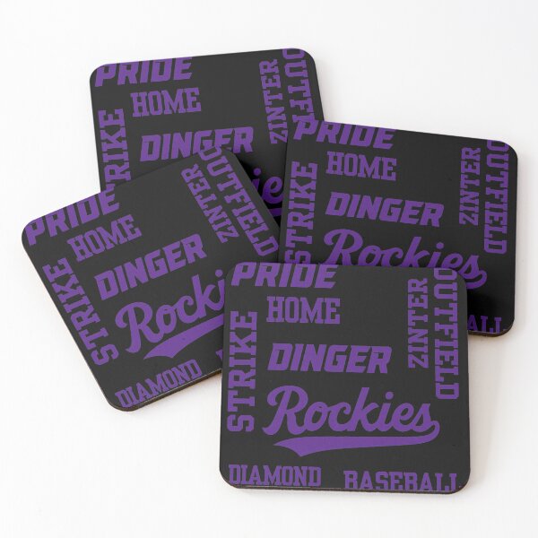 Item preview, Purple Mountain Baseball Glove Typography Art designed and sold by Inkirra.