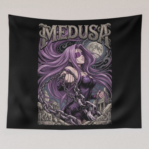 Item preview, Medusa (Rider) Vintage designed and sold by MadShroomPrints.