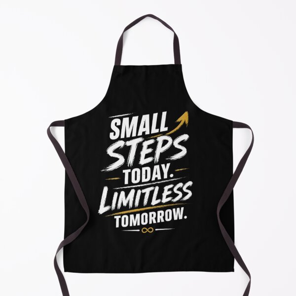 Item preview, Small Steps Today Limitless Tomorrow | Motivational Typography Design designed and sold by v6ziix.