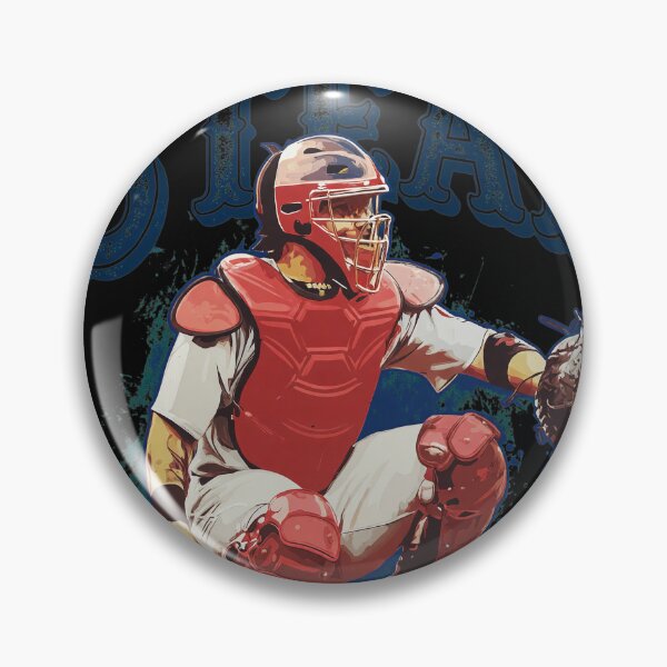 Item preview, Thou Shall Not Steal Yadier Molina Catcher designed and sold by Inkirra.