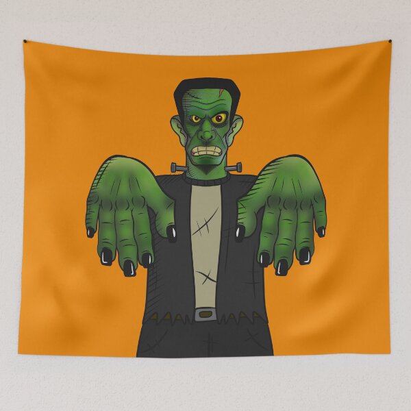 Item preview, Classic Green Halloween Monster designed and sold by lucien marcel barrera.
