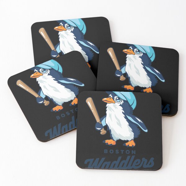 Item preview, Boston Waddlers Penguin Baseball Mascot designed and sold by Inkirra.