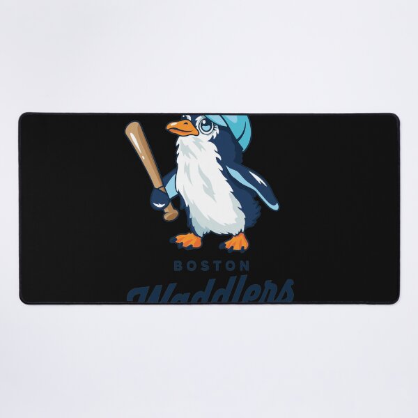 Item preview, Boston Waddlers Penguin Baseball Mascot designed and sold by Inkirra.