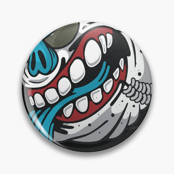 Item preview, Fastball Monster Baseball Art designed and sold by Inkirra.