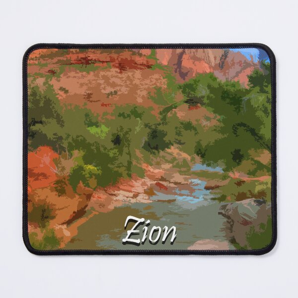 Item preview, Zion Canyon Virgin River Overlook designed and sold by wildlifegifts.