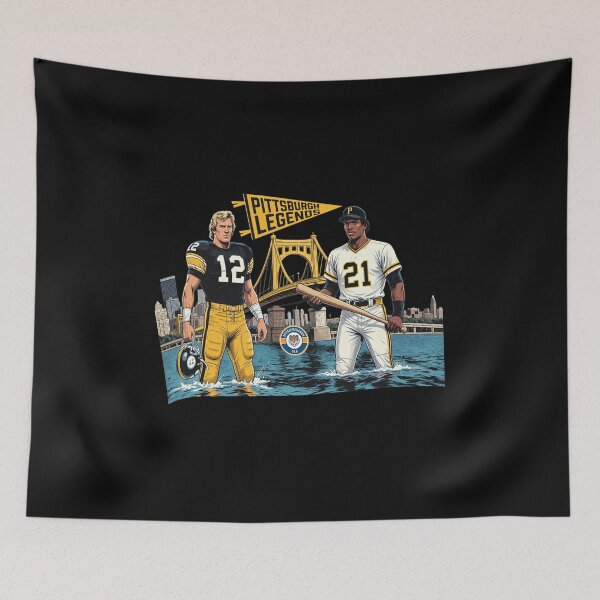 Item preview, Pittsburgh Sports Legends Bridge Artwork designed and sold by Inkirra.