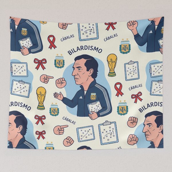 Item preview, Argentina Soccer Legends World Cup Football Pattern 1 designed and sold by ART ATTACK ZONE.