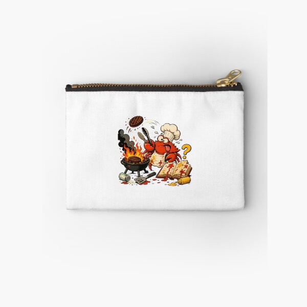 Item preview, Chaotic Crab Chef BBQ Comical Cookout Scene designed and sold by chattsuede.