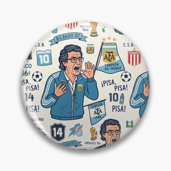 Item preview, Argentina Soccer Legends World Cup Football Pattern 2 designed and sold by ART ATTACK ZONE.
