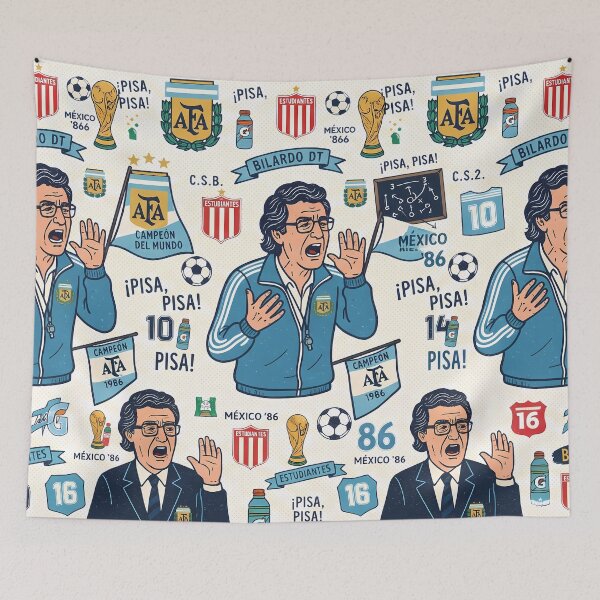 Item preview, Argentina Soccer Legends World Cup Football Pattern 2 designed and sold by ART ATTACK ZONE.