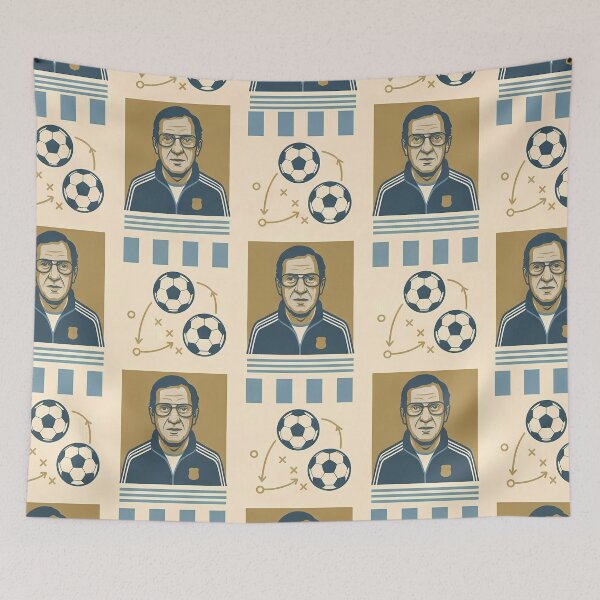 Item preview, Argentina Soccer Legends World Cup Football Pattern 3 designed and sold by ART ATTACK ZONE.