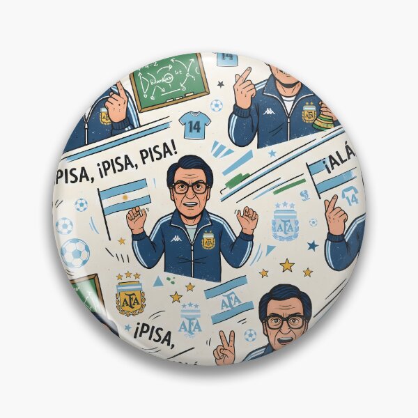 Item preview, Argentina Soccer Legends World Cup Football Pattern 5 designed and sold by ART ATTACK ZONE.
