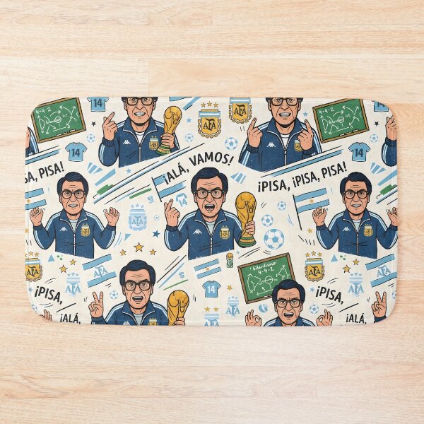 Item preview, Argentina Soccer Legends World Cup Football Pattern 5 designed and sold by ART ATTACK ZONE.