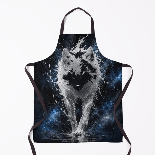 Item preview, Majestic White Wolf | Dark Fantasy Wildlife Art | Blue Eyes | Premium Graphic Design designed and sold by Mirai_Art ⭐⭐⭐⭐.