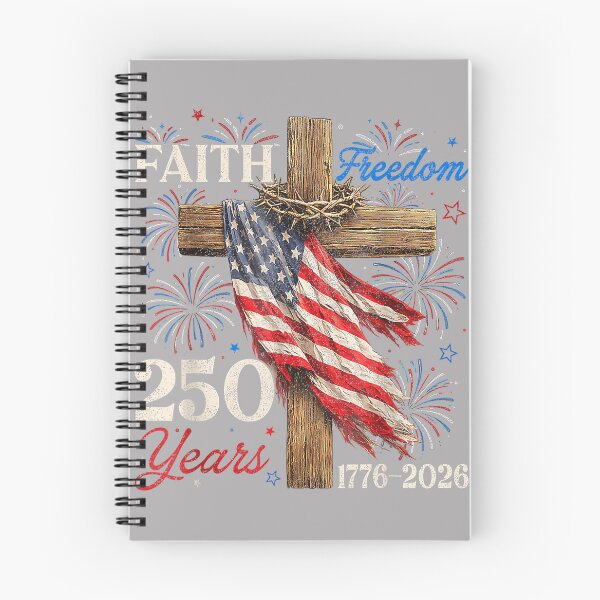 Item preview, 250 Years Faith Freedom Christian Patriotic USA 4th of July designed and sold by GreggRoss.