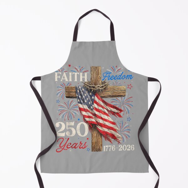 Item preview, 250 Years Faith Freedom Christian Patriotic USA 4th of July designed and sold by GreggRoss.