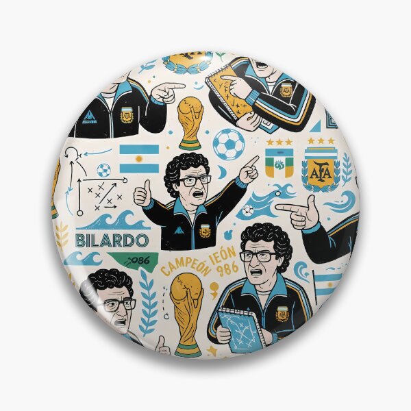Item preview, Argentina Soccer Legends World Cup Football Pattern 6 designed and sold by ART ATTACK ZONE.