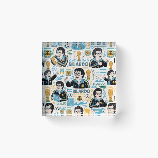 Item preview, Argentina Soccer Legends World Cup Football Pattern 6 designed and sold by ART ATTACK ZONE.